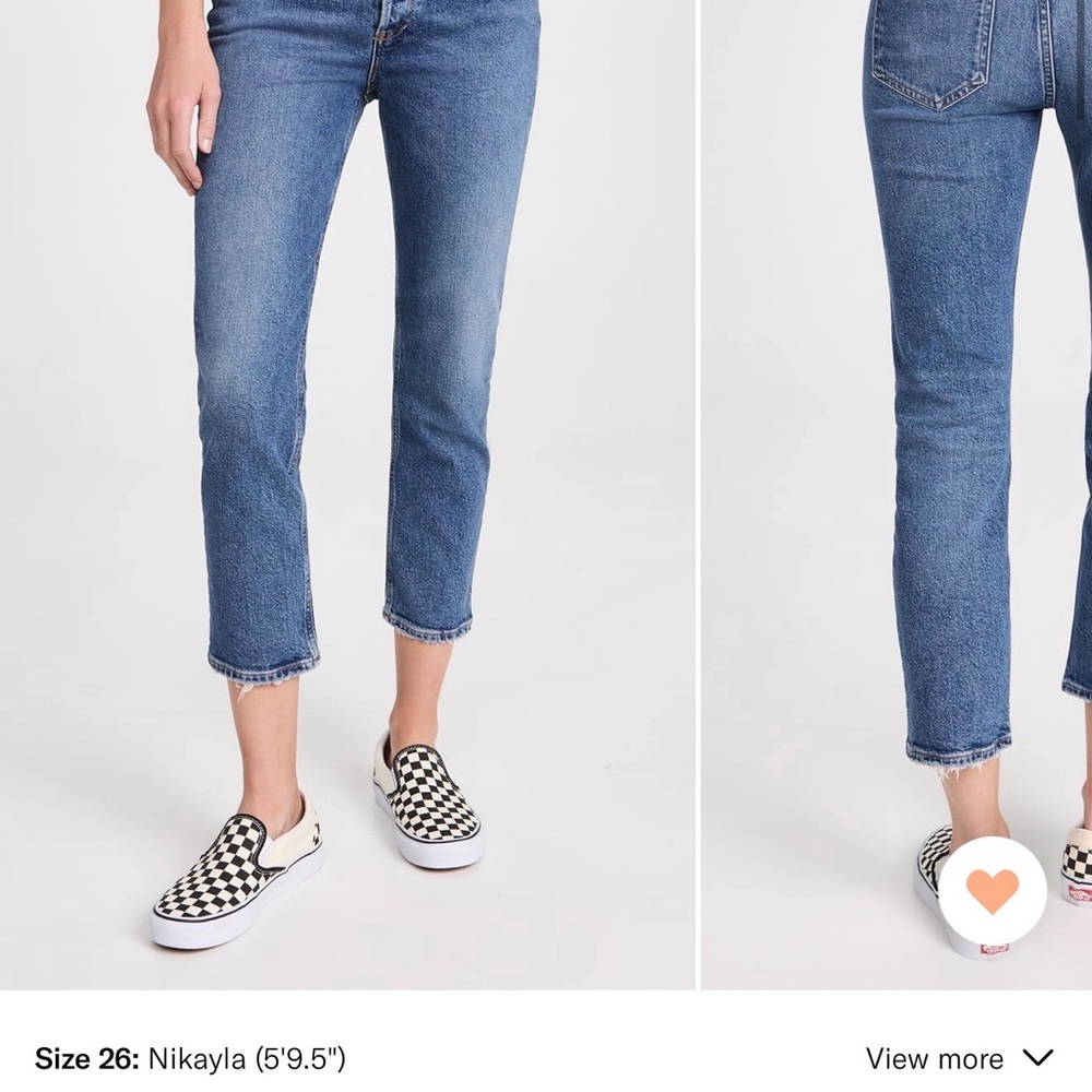 Agolde Riley Crop Jeans - Picture 8 of 8